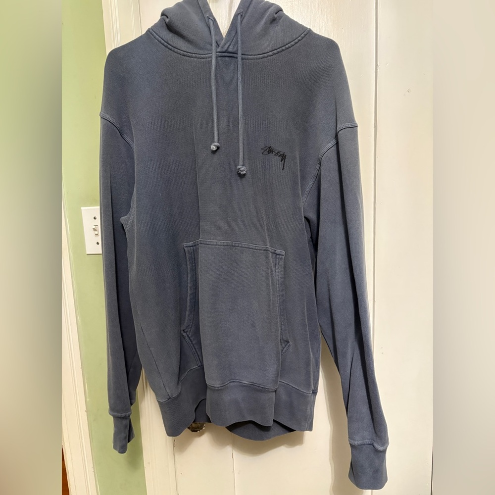 Stussy Men's Blue Hoodie
